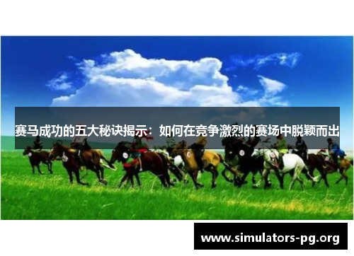 赛马成功的五大秘诀揭示:如何在竞争激烈的赛场中脱颖而出